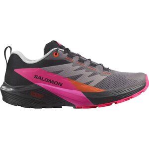 Salomon Women's Sense Ride 5 Plum‎ Kitten Pink Glow Size 10